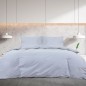 vidaXL Bettwäsche-Set Grau 155x220 cm Baumwolle vidaXL Bettwäsche-Set Grau 155x220 cm Baumwolle