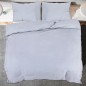 vidaXL Bettwäsche-Set Grau 155x220 cm Baumwolle vidaXL Bettwäsche-Set Grau 155x220 cm Baumwolle