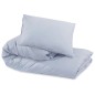 vidaXL Bettwäsche-Set Grau 155x220 cm Baumwolle vidaXL Bettwäsche-Set Grau 155x220 cm Baumwolle