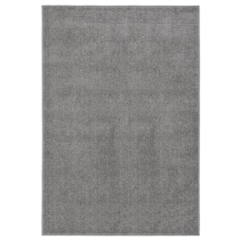 vidaXL Teppich Kurzflor 160x230 cm Grau vidaXL Teppich Kurzflor 160x230 cm Grau