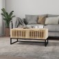 vidaXL Couchtisch 80x40x35 cm Holzwerkstoff und Eisen vidaXL Couchtisch 80x40x35 cm Holzwerkstoff und Eisen