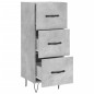 vidaXL Sideboard Betongrau 34,5x34x90 cm Holzwerkstoff vidaXL Sideboard Betongrau 34,5x34x90 cm Holzwerkstoff
