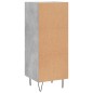 vidaXL Sideboard Betongrau 34,5x34x90 cm Holzwerkstoff vidaXL Sideboard Betongrau 34,5x34x90 cm Holzwerkstoff