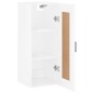 vidaXL Wandschrank Hochglanz-Weiß 34,5x34x90 cm Holzwerkstoff vidaXL Wandschrank Hochglanz-Weiß 34,5x34x90 cm Holzwerkstoff