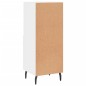 vidaXL Sideboard Hochglanz-Weiß 34,5x34x90 cm Holzwerkstoff vidaXL Sideboard Hochglanz-Weiß 34,5x34x90 cm Holzwerkstoff