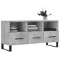 vidaXL TV-Schrank Betongrau 102x36x50 cm Holzwerkstoff vidaXL TV-Schrank Betongrau 102x36x50 cm Holzwerkstoff