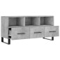 vidaXL TV-Schrank Betongrau 102x36x50 cm Holzwerkstoff vidaXL TV-Schrank Betongrau 102x36x50 cm Holzwerkstoff