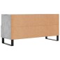 vidaXL TV-Schrank Betongrau 102x36x50 cm Holzwerkstoff vidaXL TV-Schrank Betongrau 102x36x50 cm Holzwerkstoff