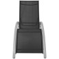 vidaXL Sonnenliege Aluminium Schwarz vidaXL Sonnenliege Aluminium Schwarz