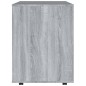 vidaXL Rollschrank Grau Sonoma 60x53x72 cm Holzwerkstoff vidaXL Rollschrank Grau Sonoma 60x53x72 cm Holzwerkstoff