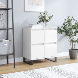 vidaXL Sideboard Hochglanz-Weiß 60x35x70 cm Holzwerkstoff