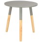 vidaXL Beistelltische 2 Stk. Grau Kiefer Massivholz vidaXL Beistelltische 2 Stk. Grau Kiefer Massivholz