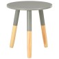 vidaXL Beistelltische 2 Stk. Grau Kiefer Massivholz vidaXL Beistelltische 2 Stk. Grau Kiefer Massivholz