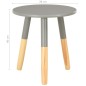 vidaXL Beistelltische 2 Stk. Grau Kiefer Massivholz vidaXL Beistelltische 2 Stk. Grau Kiefer Massivholz