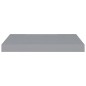 vidaXL Schwebende Wandregale 4 Stk. Grau 50x23x3,8cm MDF vidaXL Schwebende Wandregale 4 Stk. Grau 50x23x3,8cm MDF