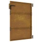 vidaXL Gartentor 85x150 cm Cortenstahl vidaXL Gartentor 85x150 cm Cortenstahl