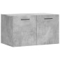 vidaXL Wandschrank Betongrau 60x36,5x35 cm Holzwerkstoff vidaXL Wandschrank Betongrau 60x36,5x35 cm Holzwerkstoff