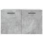vidaXL Wandschrank Betongrau 60x36,5x35 cm Holzwerkstoff vidaXL Wandschrank Betongrau 60x36,5x35 cm Holzwerkstoff