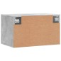 vidaXL Wandschrank Betongrau 60x36,5x35 cm Holzwerkstoff vidaXL Wandschrank Betongrau 60x36,5x35 cm Holzwerkstoff