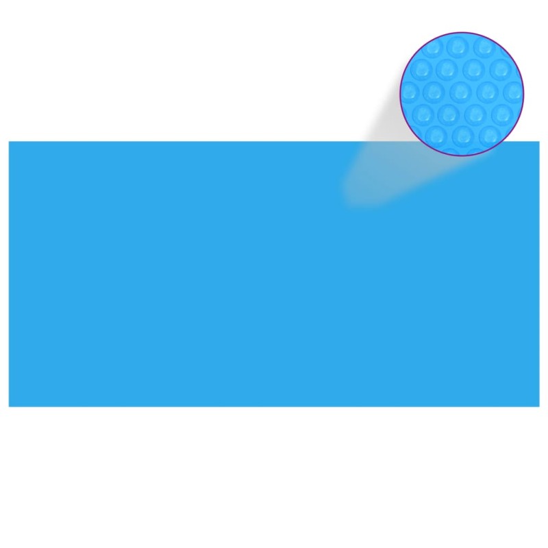 vidaXL Rechteckige Poolabdeckung 1200x600 cm PE Blau vidaXL Rechteckige Poolabdeckung 1200x600 cm PE Blau