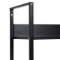 vidaXL Bücherregal 4 Regalböden Schwarz 60×27,6×124,5 cm Holzwerkstoff vidaXL Bücherregal 4 Regalböden Schwarz 60×27,6×124,5 cm Holzwerkstoff