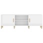 vidaXL TV-Schrank Hochglanz-Weiß 150x30x50 cm Holzwerkstoff vidaXL TV-Schrank Hochglanz-Weiß 150x30x50 cm Holzwerkstoff
