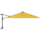 vidaXL Wand-Sonnenschirm mit LEDs Gelb 290 cm vidaXL Wand-Sonnenschirm mit LEDs Gelb 290 cm