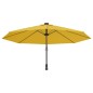 vidaXL Wand-Sonnenschirm mit LEDs Gelb 290 cm vidaXL Wand-Sonnenschirm mit LEDs Gelb 290 cm