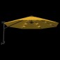 vidaXL Wand-Sonnenschirm mit LEDs Gelb 290 cm vidaXL Wand-Sonnenschirm mit LEDs Gelb 290 cm