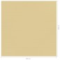 vidaXL Zeltteppich 400x400 cm Beige vidaXL Zeltteppich 400x400 cm Beige