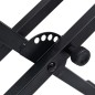 vidaXL Keyboardständer Doppelstrebig X-Rahmen Schwarz vidaXL Keyboardständer Doppelstrebig X-Rahmen Schwarz