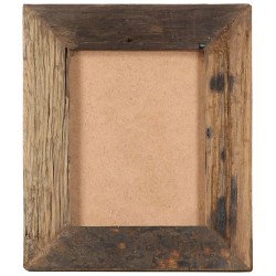 vidaXL Bilderrahmen 2 Stk. 25x30 cm Massives Altholz und Glas