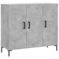 vidaXL Sideboard Betongrau 90x34x80 cm Holzwerkstoff vidaXL Sideboard Betongrau 90x34x80 cm Holzwerkstoff