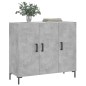 vidaXL Sideboard Betongrau 90x34x80 cm Holzwerkstoff vidaXL Sideboard Betongrau 90x34x80 cm Holzwerkstoff