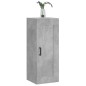 vidaXL Wandschrank Betongrau 34,5x34x90 cm Holzwerkstoff vidaXL Wandschrank Betongrau 34,5x34x90 cm Holzwerkstoff