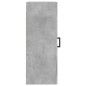 vidaXL Wandschrank Betongrau 34,5x34x90 cm Holzwerkstoff vidaXL Wandschrank Betongrau 34,5x34x90 cm Holzwerkstoff