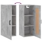 vidaXL Wandschrank Betongrau 34,5x34x90 cm Holzwerkstoff vidaXL Wandschrank Betongrau 34,5x34x90 cm Holzwerkstoff