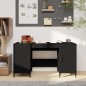 vidaXL Schreibtisch Schwarz 140x50x75 cm Holzwerkstoff vidaXL Schreibtisch Schwarz 140x50x75 cm Holzwerkstoff