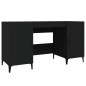 vidaXL Schreibtisch Schwarz 140x50x75 cm Holzwerkstoff vidaXL Schreibtisch Schwarz 140x50x75 cm Holzwerkstoff