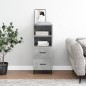 vidaXL Sideboard Betongrau 34,5x34x90 cm Holzwerkstoff vidaXL Sideboard Betongrau 34,5x34x90 cm Holzwerkstoff