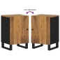 vidaXL Badschrank 38x33x58 cm Massivholz Mango vidaXL Badschrank 38x33x58 cm Massivholz Mango