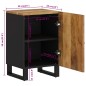 vidaXL Badschrank 38x33x58 cm Massivholz Mango vidaXL Badschrank 38x33x58 cm Massivholz Mango