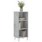 vidaXL Sideboard Betongrau 34,5x32,5x90 cm Holzwerkstoff vidaXL Sideboard Betongrau 34,5x32,5x90 cm Holzwerkstoff