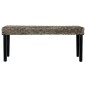 vidaXL Sitzbank 110 cm Schwarz Natur Kubu-Rattan und Massivholz Mango vidaXL Sitzbank 110 cm Schwarz Natur Kubu-Rattan und Massivholz Mango