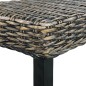 vidaXL Sitzbank 110 cm Schwarz Natur Kubu-Rattan und Massivholz Mango vidaXL Sitzbank 110 cm Schwarz Natur Kubu-Rattan und Massivholz Mango