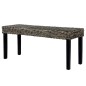 vidaXL Sitzbank 110 cm Schwarz Natur Kubu-Rattan und Massivholz Mango vidaXL Sitzbank 110 cm Schwarz Natur Kubu-Rattan und Massivholz Mango