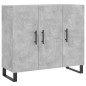 vidaXL Sideboard Betongrau 90x34x80 cm Holzwerkstoff vidaXL Sideboard Betongrau 90x34x80 cm Holzwerkstoff