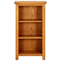 vidaXL Bücherregal 45x22,5x82 cm Eiche Massivholz