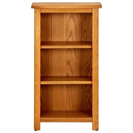 vidaXL Bücherregal 45x22,5x82 cm Eiche Massivholz
