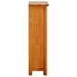 vidaXL Bücherregal 45x22,5x82 cm Eiche Massivholz vidaXL Bücherregal 45x22,5x82 cm Eiche Massivholz